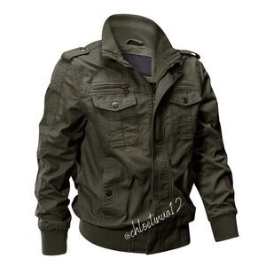 New Cotton Army Military Jacket Windbreaker Coat